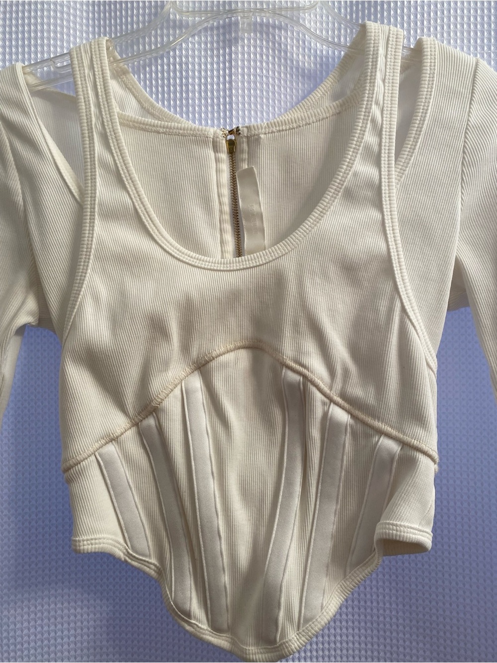 Dion Lee Ribbed Corset Shrug Combo Top - Picture 3 of 9